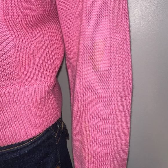 Jeanswest Pink Fully Zipped Cardigan Sweater Sz S - Picture 12 of 13